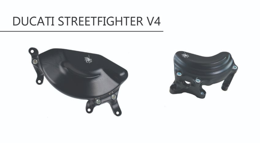 DUCATI STREETFIGHTER V4 SPIDER Engine Protection Cover Set
