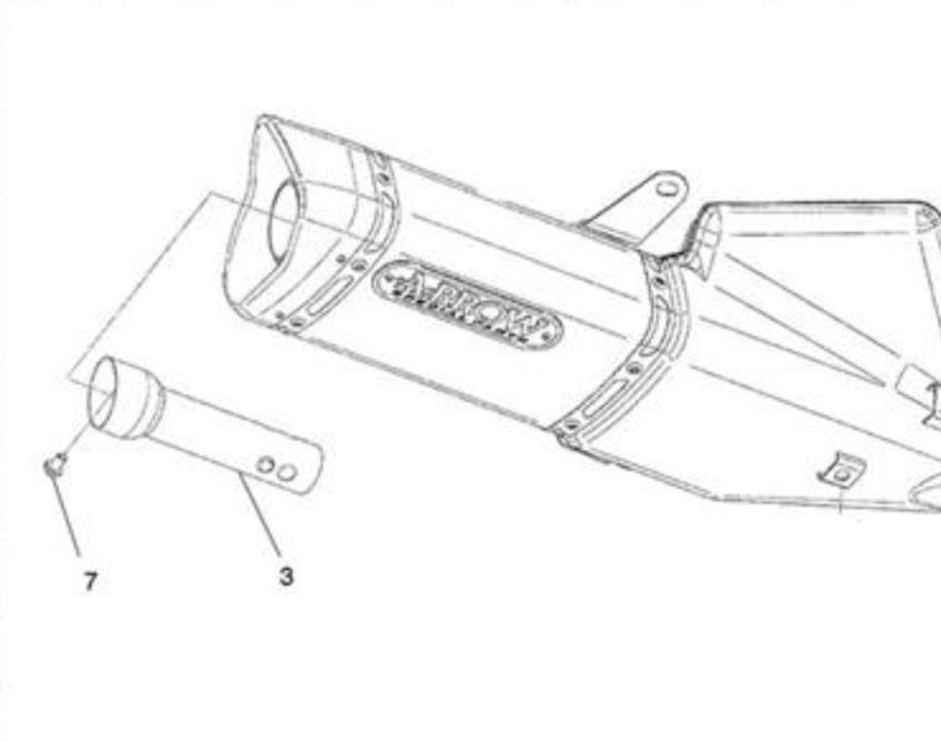 Triumph Street Triple 675 | 675R ARROW dB Killer / Baffle to suit ARROW Silencer A9600555 ONLY