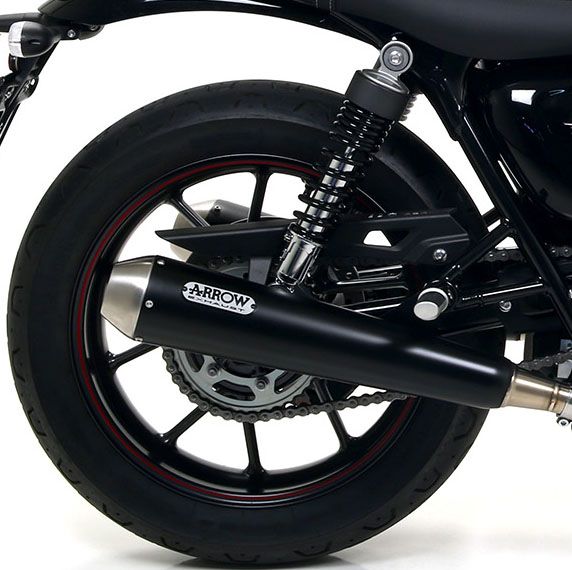 Triumph Street Twin 900 ARROW Pro Racing Dark Silencers