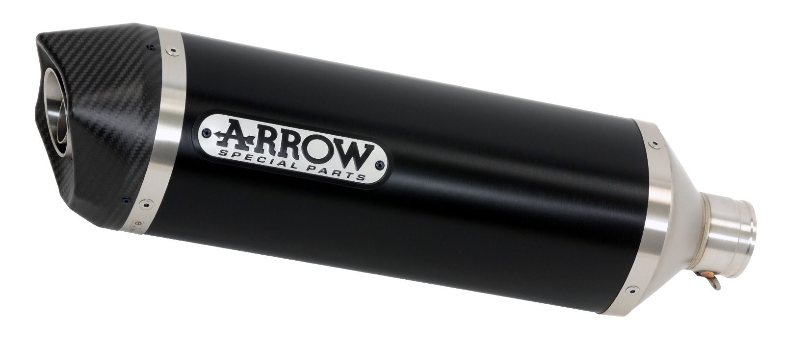 Aprilia Tuono V4 1100 2019-2020 ARROW Dark Line Aluminium/Carbon silencer 