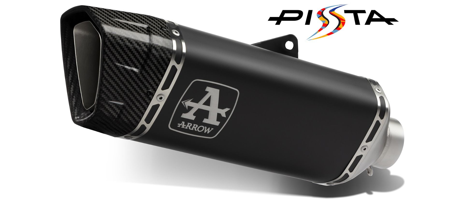 BMW S1000R 2021-2022 ARROW PISTA Dark Titanium / Carbon silencer 