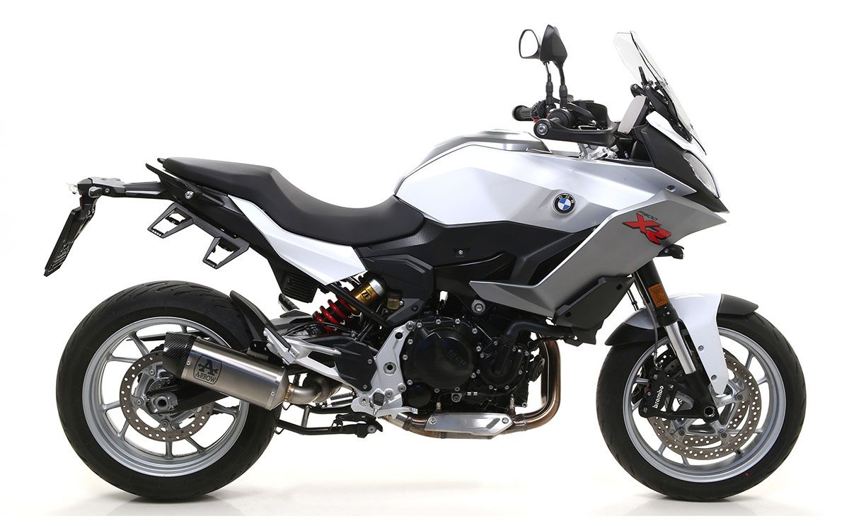 BMW F900XR | F900R 2020-2023 ARROW Titanium / Carbon Silencer 