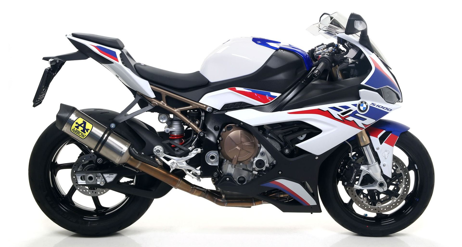 パーツ s1000rr arrow full exhaust Arrow Full Titanium Header and Mid Pipe for S1000RR M1000RR