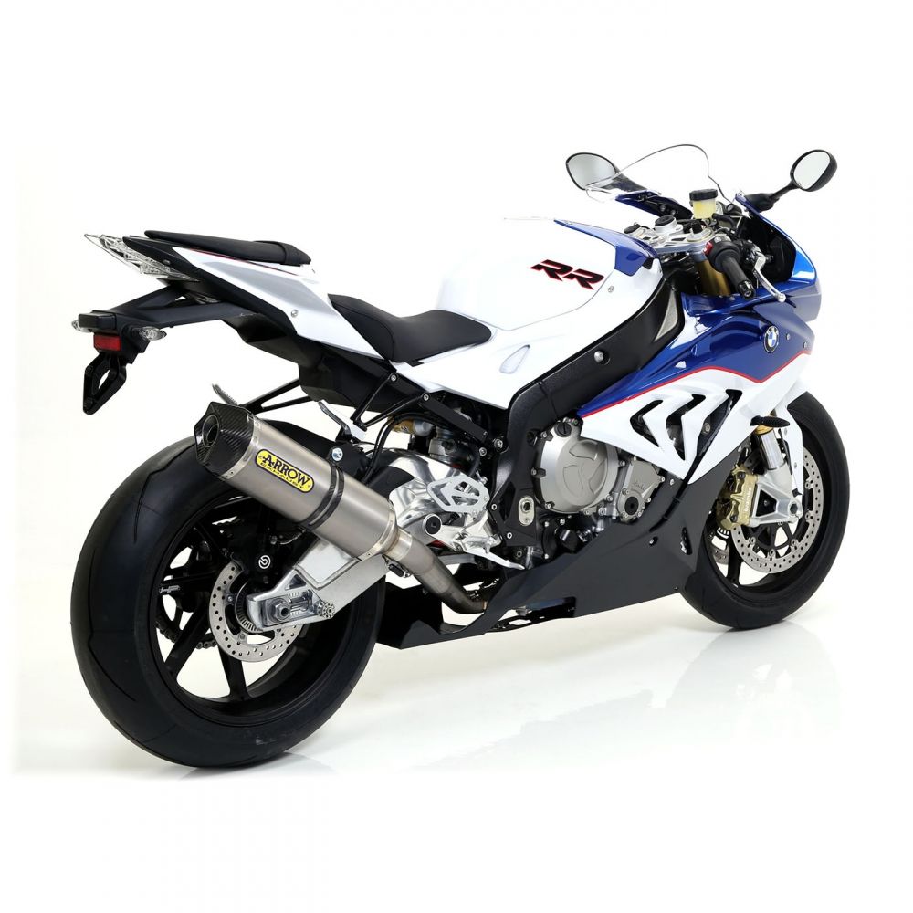 BMW S1000RR 2015-2017 ARROW Titanium/carbon road approved silencer