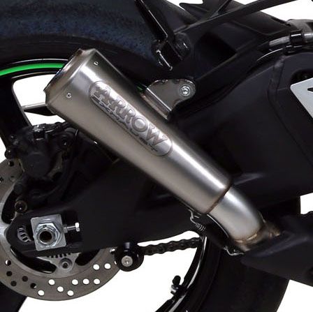 Kawasaki ZX-10R 2016 ARROW Pro Race Titanium Silencer Removes Cat