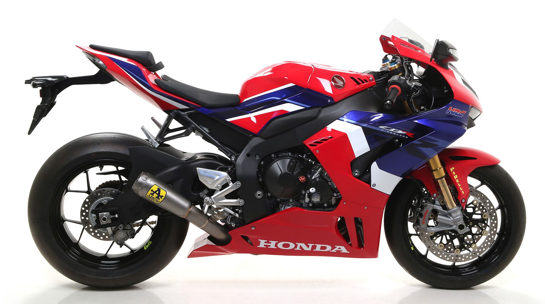 Honda CBR1000RR Fireblade 2020-2022 ARROW Pro Race Titanium
