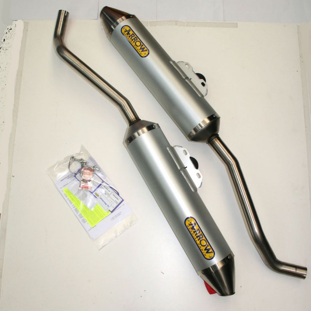 Yamaha XT660R | XT660X 04-13 ARROW Pair of thunder oval aluminium