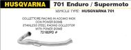 HUSQVARNA 701 ENDURO | SUPERMOTO ARROW Stainless Exhaust Collector - Power Bomb
