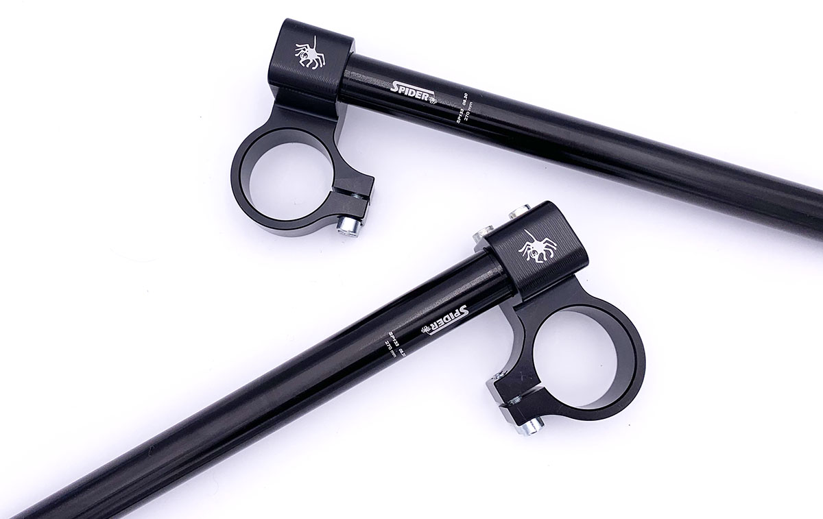 NICECNC 41mm Clip-On Handlebars For Kawasaki Ninja 650R 2006-2008 – 7/8" Bars, Black