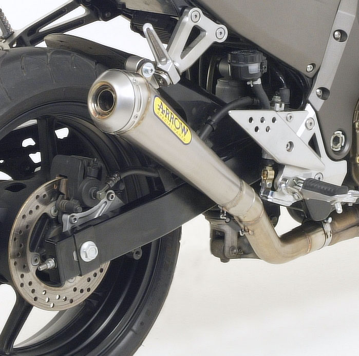 Pページ　F01 Kawasaki Z750, Z750S 04-06 ARROW Nichrome megaphone silencer