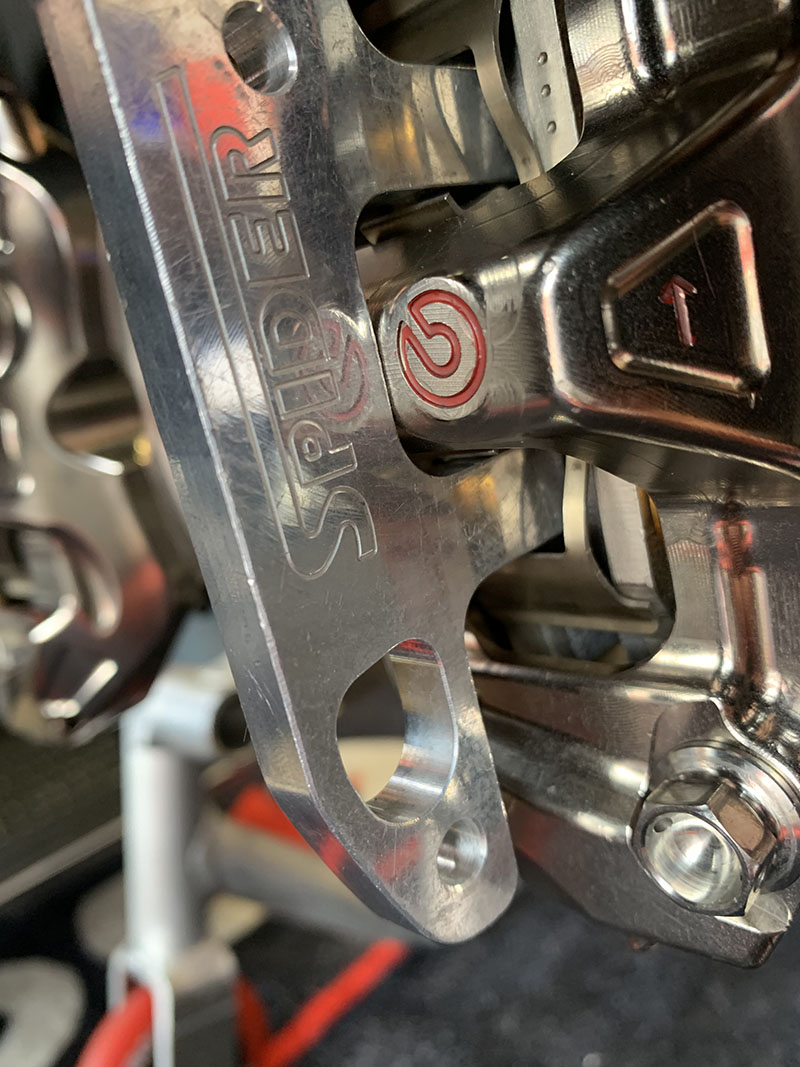 SPIDER Brake Pad Caliper Spacers MotorcycleRaceParts Official