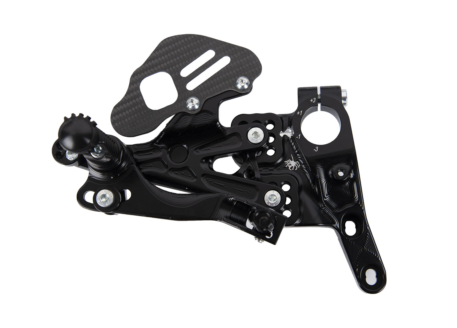 SPIDER Rearsets with Side Frame Plates DUCATI V4 V4S V4R PANIGALE SBK