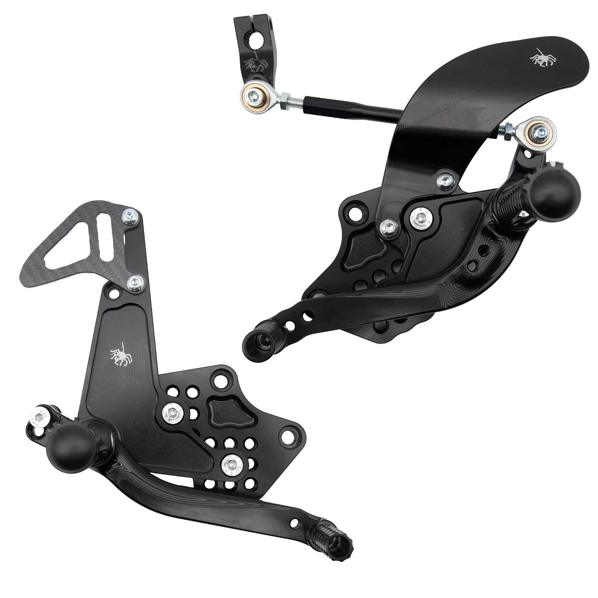 SUZUKI GSX-8 SPIDER Rearsets - FREE UK DELIVERY - MotorcycleRaceParts