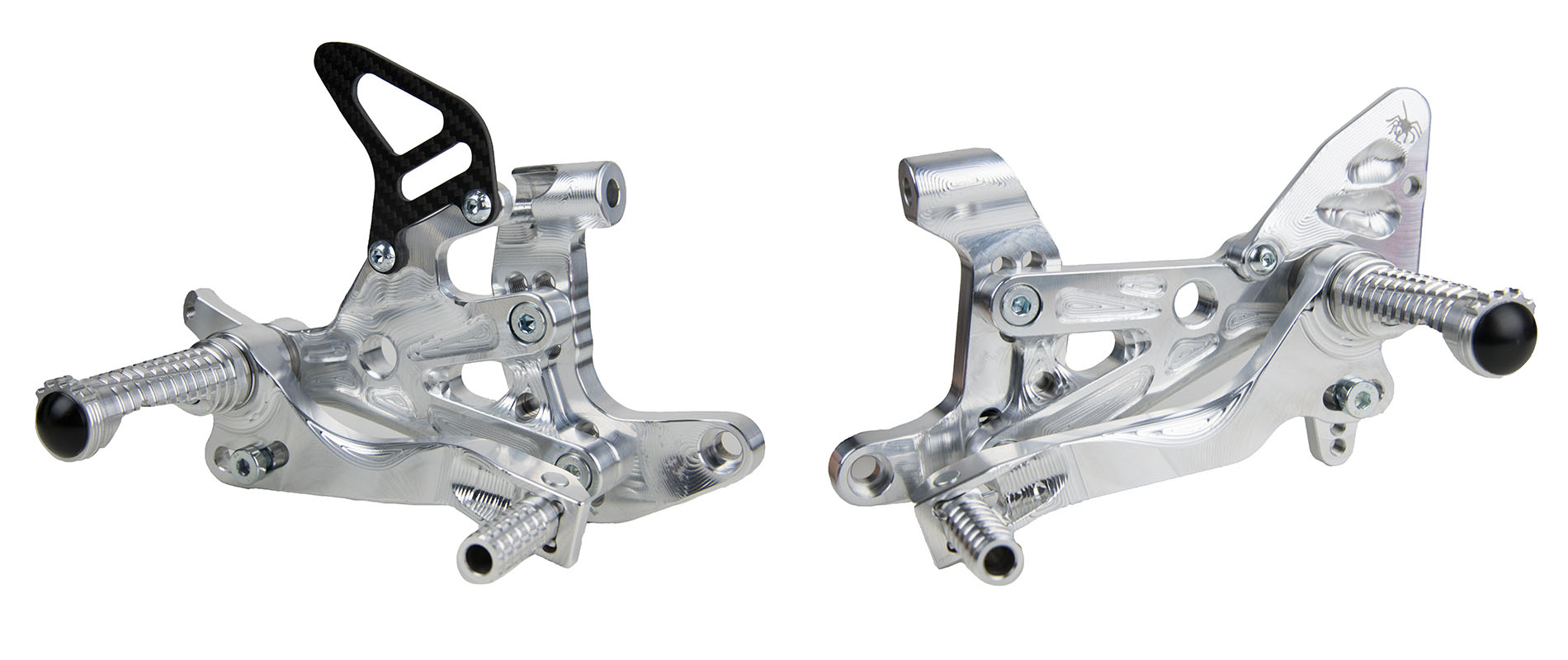 SPIDER Rearsets DUCATI V4 V4S V4R PANIGALE SBK FREE UK DELIVERY