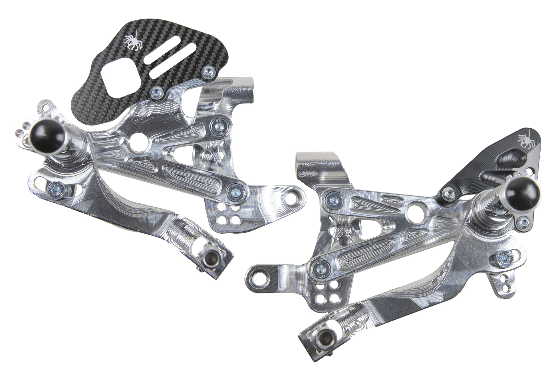 SPIDER Rearsets DUCATI V4 V4S V4R PANIGALE SBK FREE UK DELIVERY